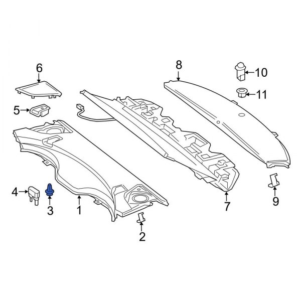 Package Tray Trim Clip