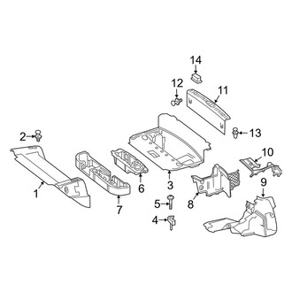 Mercedes-Benz OE - Rear Body & Floor - Interior Trim (Luggage Compartment), (Convertible)