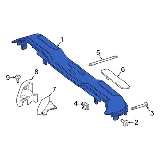 Mercedes-Benz OE - Rear Package Tray Trim