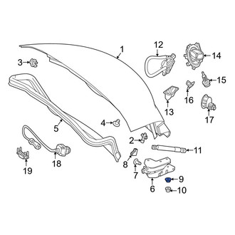 Mercedes-Benz OE - Fuel Filler Nut