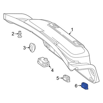 Mercedes-Benz OE - Rear Trunk Open Warning Switch