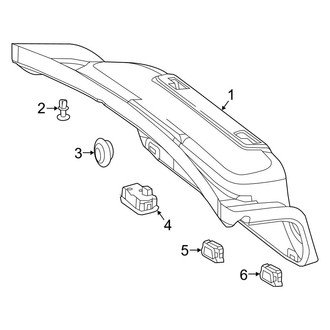 Mercedes-Benz OE - Trunk Lid - Interior Trim (Convertible)