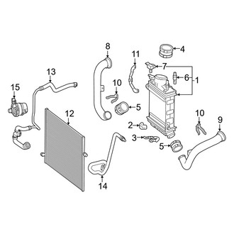 Mercedes-Benz OE - Cooling - Intercooler (Base / 4Matic Gas)