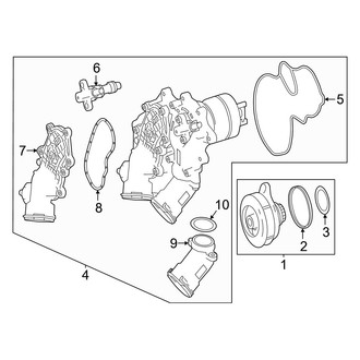Mercedes-Benz OE - Cooling - Water Pump