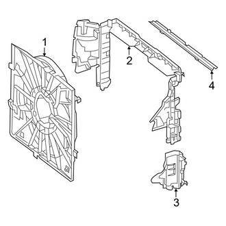 Mercedes-Benz OE - Cooling Fan (Sedan)