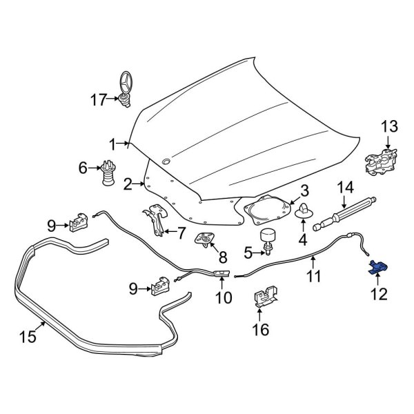 Hood Release Handle