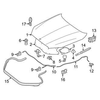 Mercedes-Benz OE - Hood & Components (Sedan)
