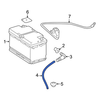 Mercedes-Benz OE - Battery Vent Tube