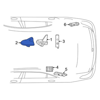 Mercedes-Benz OE - Radio Antenna Cover
