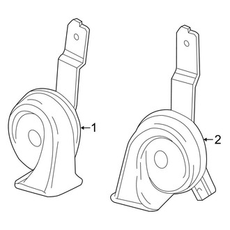 Mercedes-Benz OE - Electrical - Horn (Sedan)