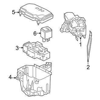 Mercedes-Benz OE - Electrical - Fuse & Relay (Engine Compartment), (Sedan)