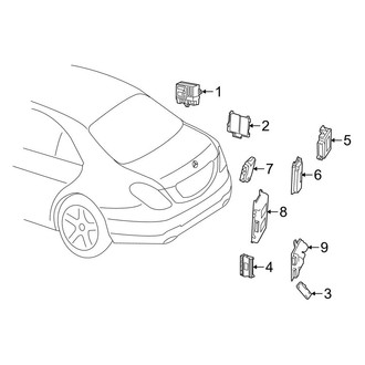 Mercedes-Benz OE - Electrical - Control Units (Trunk), (Sedan)