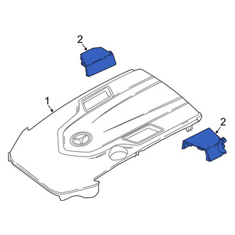 Mercedes-Benz OE - Left Engine Cover