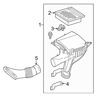 Mercedes-Benz OE - Engine - Air Intake (Sedan)