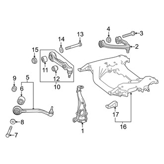 Mercedes-Benz OE - Front Suspension - Suspension Components (Sedan)