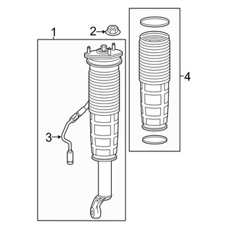 Mercedes-Benz OE - Front Suspension - Shocks & Components (With Active Body Control)