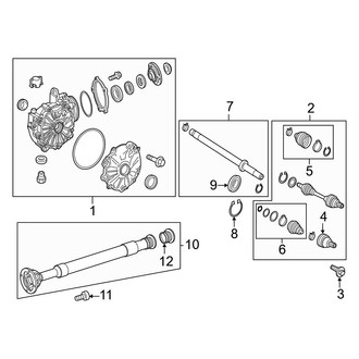 Mercedes-Benz OE - Front Suspension - Carrier & Front Axles