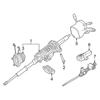 Mercedes-Benz OE - Steering Column Assembly (4Matic Sedan)
