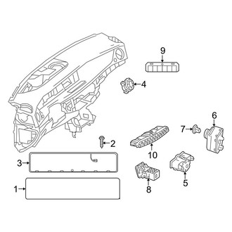 Mercedes-Benz OE - Instrument Panel - Cluster & Switches (Base / 4Matic Sedan)