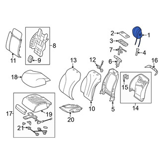 Mercedes-Benz OE - Front Right Headrest