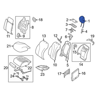 Mercedes-Benz OE - Front Right Headrest