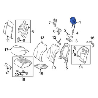 Mercedes-Benz OE - Front Right Headrest