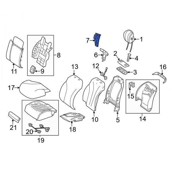 Headrest Actuator