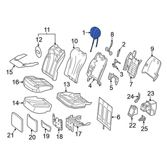 Mercedes-Benz OE - Rear Headrest