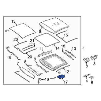 Mercedes-Benz OE - Sunroof Control Module