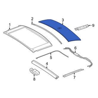 Mercedes-Benz OE - Front Sunroof Cover
