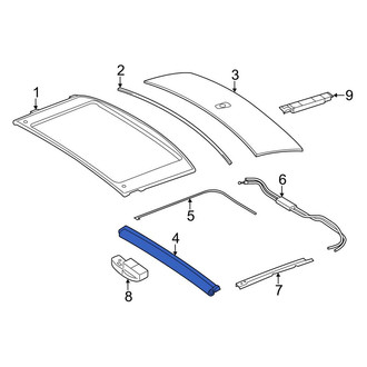 Mercedes-Benz OE - Front Sunroof Cover