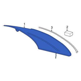 Mercedes-Benz OE - Rear Back Glass