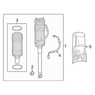 Mercedes-Benz OE - Rear Suspension - Struts & Components (With Active Body Control)
