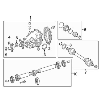 Mercedes-Benz OE - Rear Suspension - Axle & Differential