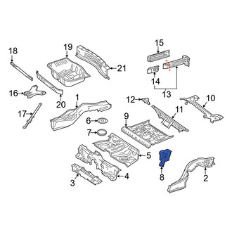 Mercedes-Benz OE - Rear Left Frame Stiffener