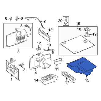 Mercedes-Benz OE - Rear Spare Tire Compartment