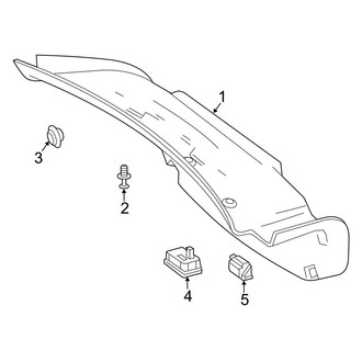 Mercedes-Benz OE - Trunk Lid - Interior Trim