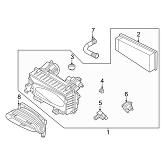 Mercedes-Benz OE - Engine - Air Intake (Convertible / Coupe)