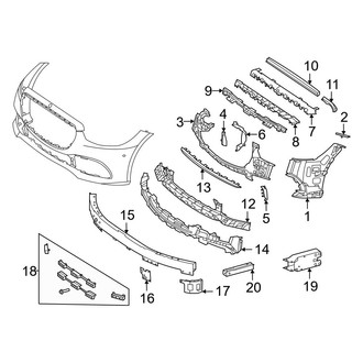 Mercedes-Benz OE - Front Bumper & Grille - Bumper & Components
