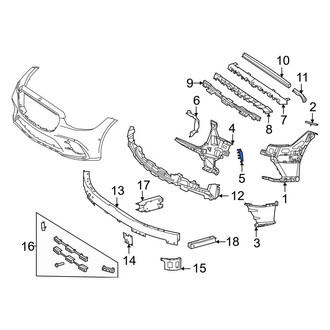 Mercedes-Benz OE - Front Bumper Seal