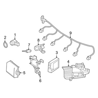 Mercedes-Benz OE - Front Bumper & Grille - Electrical Components
