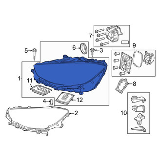 Mercedes-Benz OE - Front Left Headlight Assembly