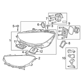 Mercedes-Benz OE - Front Lamps - Headlamp Components