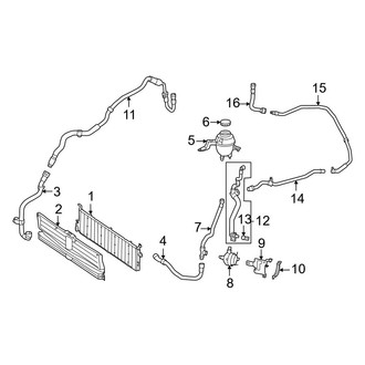 Mercedes-Benz OE - Cooling - Radiator & Components (48 Volt, Battery Cooling)