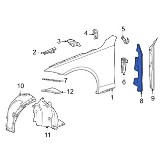 Mercedes-Benz OE - Rear Left Fender Seal