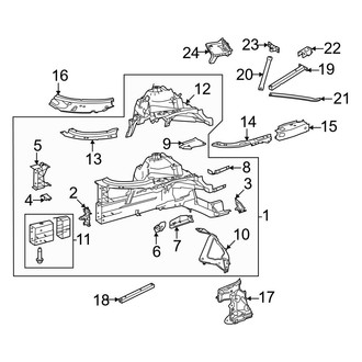 Mercedes-Benz OE - Fender - Structural Components & Rails