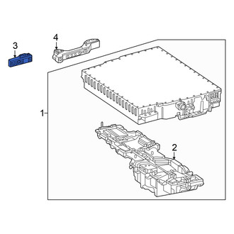 Mercedes-Benz OE - Center Drive Motor Battery Pack Bracket