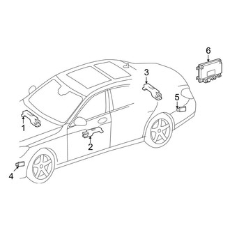 Mercedes-Benz OE - Electrical - Keyless Entry Components
