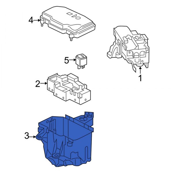 MercedesBenz OE 2235403416 Relay Box
