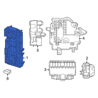 Mercedes-Benz OE - Center Left Fuse and Relay Center